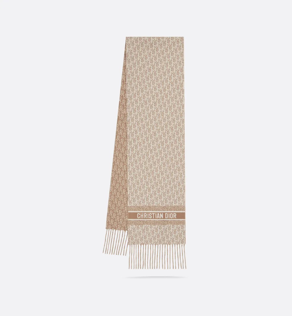 Dior Oblique Natte Scarf
