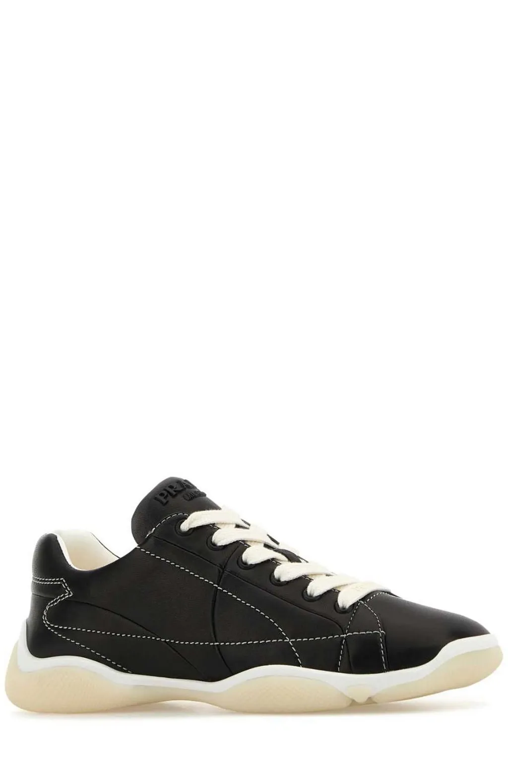 Prada Logo Detailed Lace-Up Sneakers