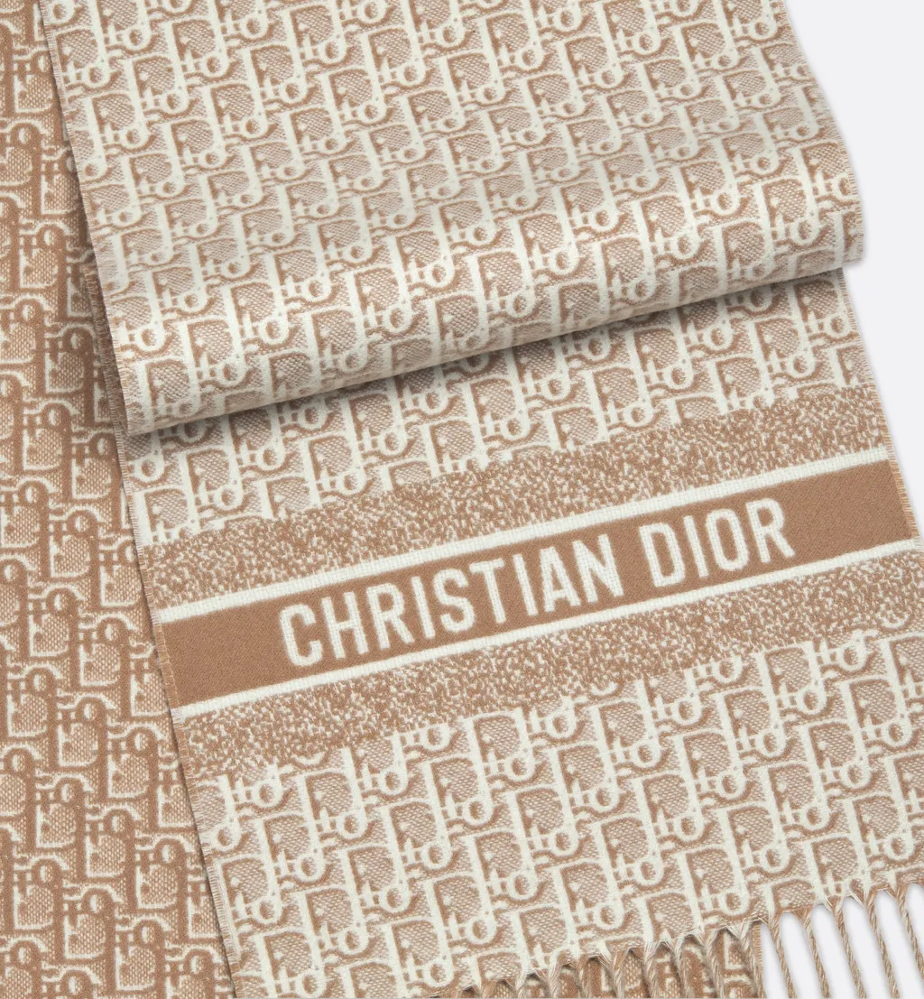 Dior Oblique Natte Scarf