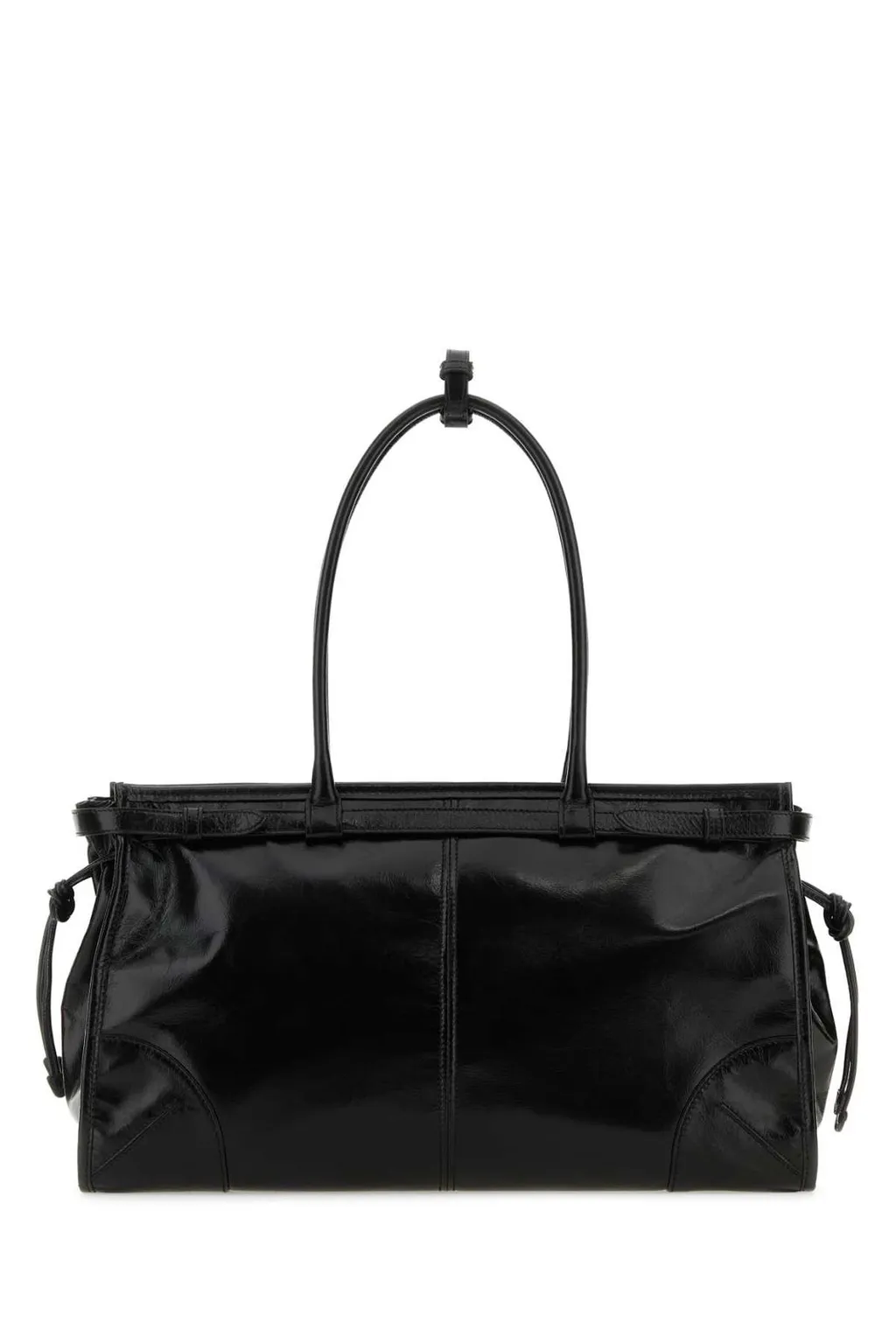 Prada Triangle-Logo Drawstring Shoulder Bag