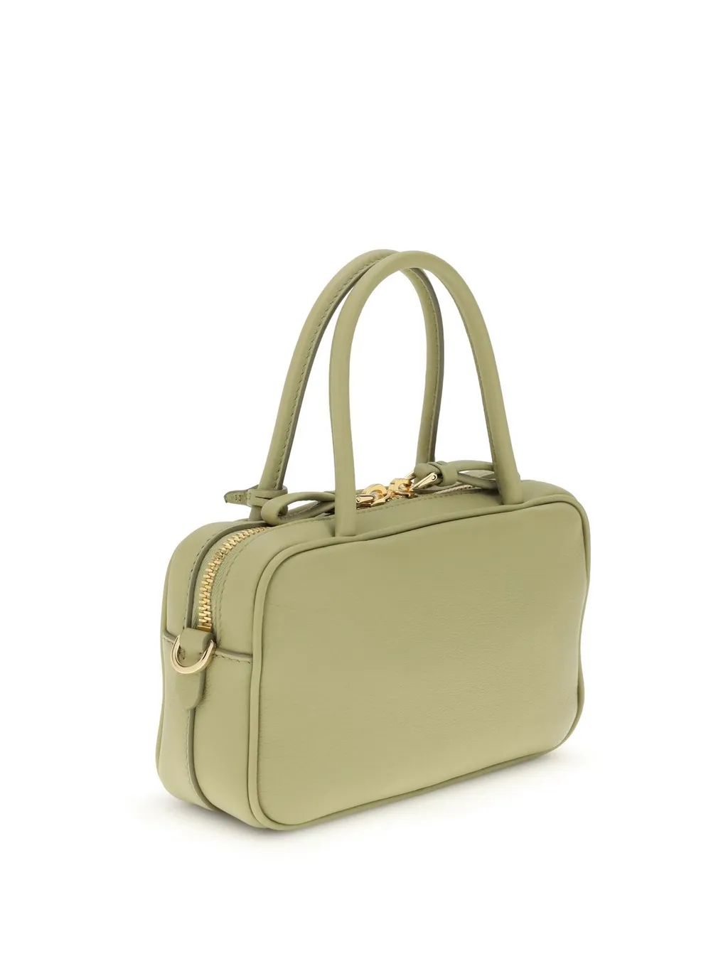 Prada Triangle-Logo Zipped Handbag