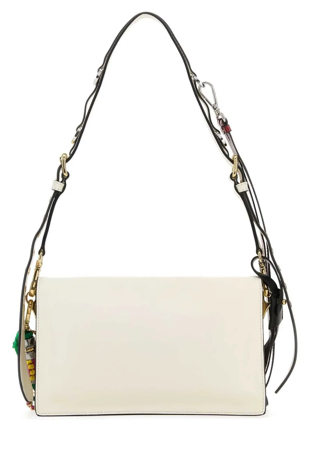 Prada Charm-Detailed Small Shoulder Bag