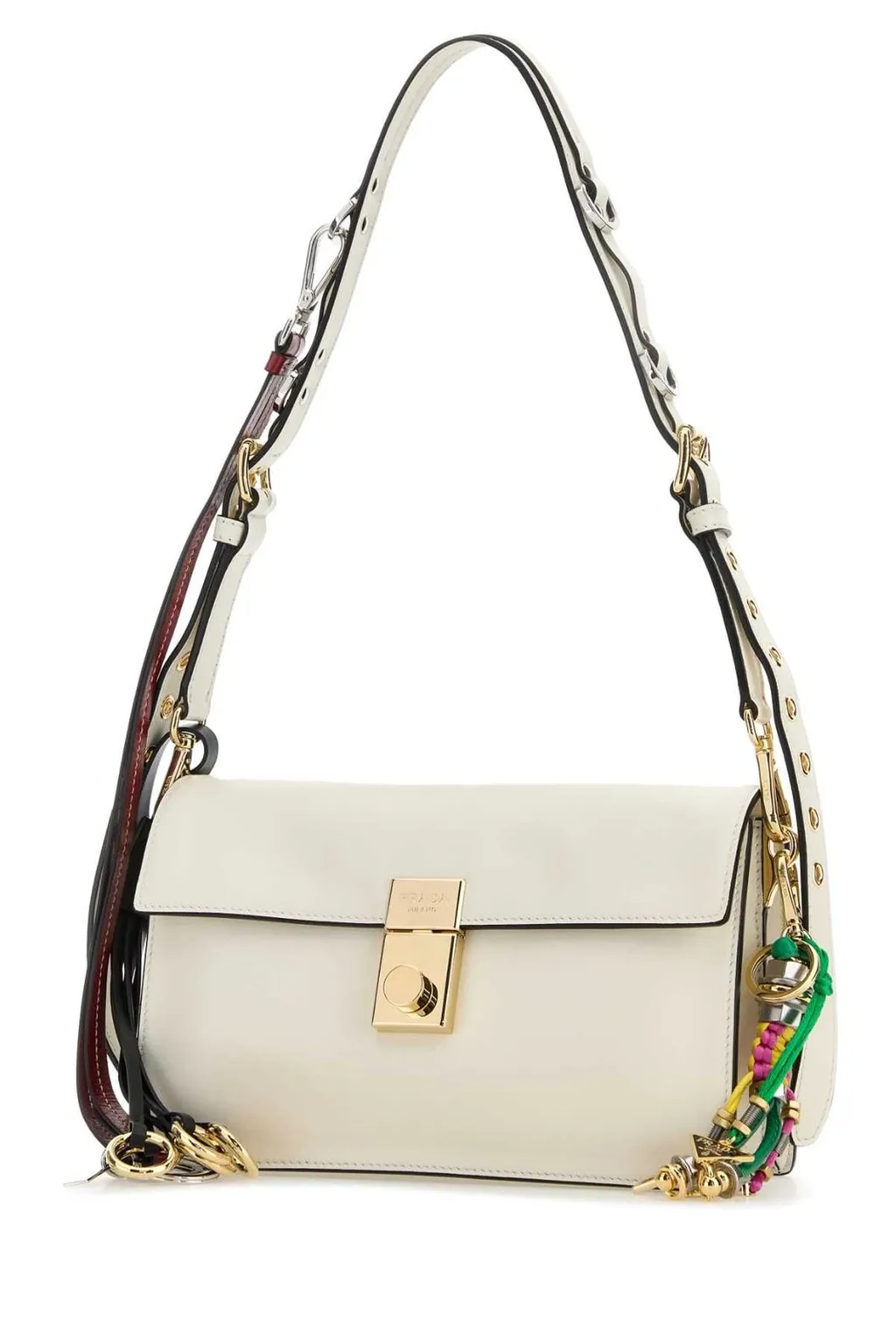 Prada Charm-Detailed Small Shoulder Bag