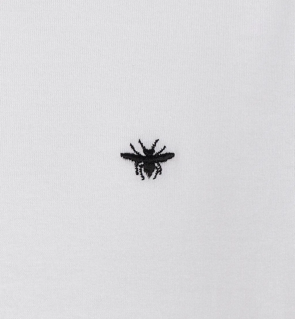 T-Shirt With Bee Embroidery