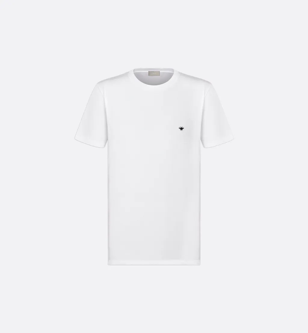 T-Shirt With Bee Embroidery