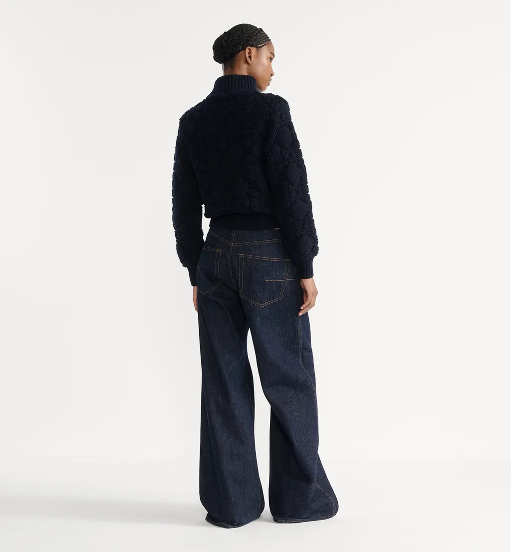 Dioralps Macrocannage Zipped Cardigan