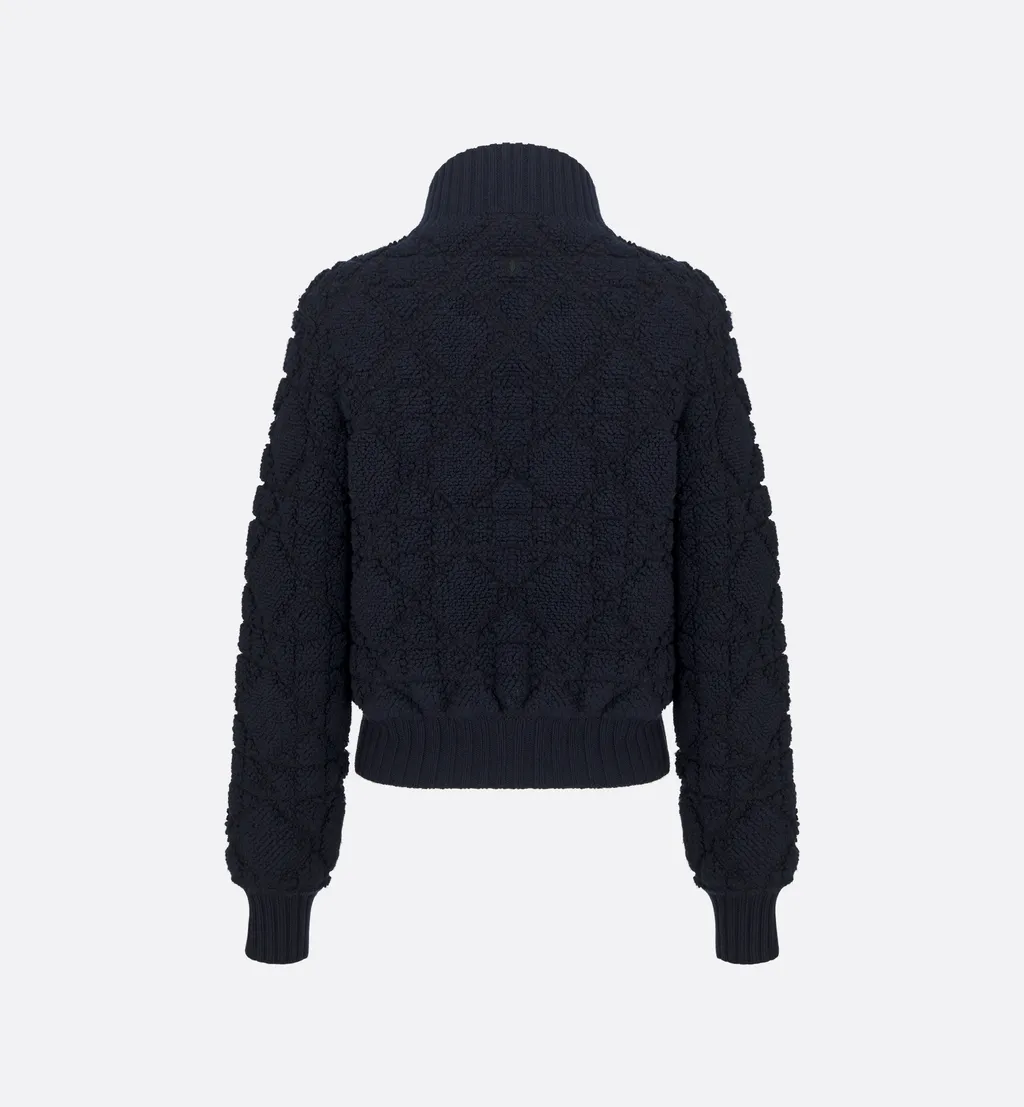 Dioralps Macrocannage Zipped Cardigan