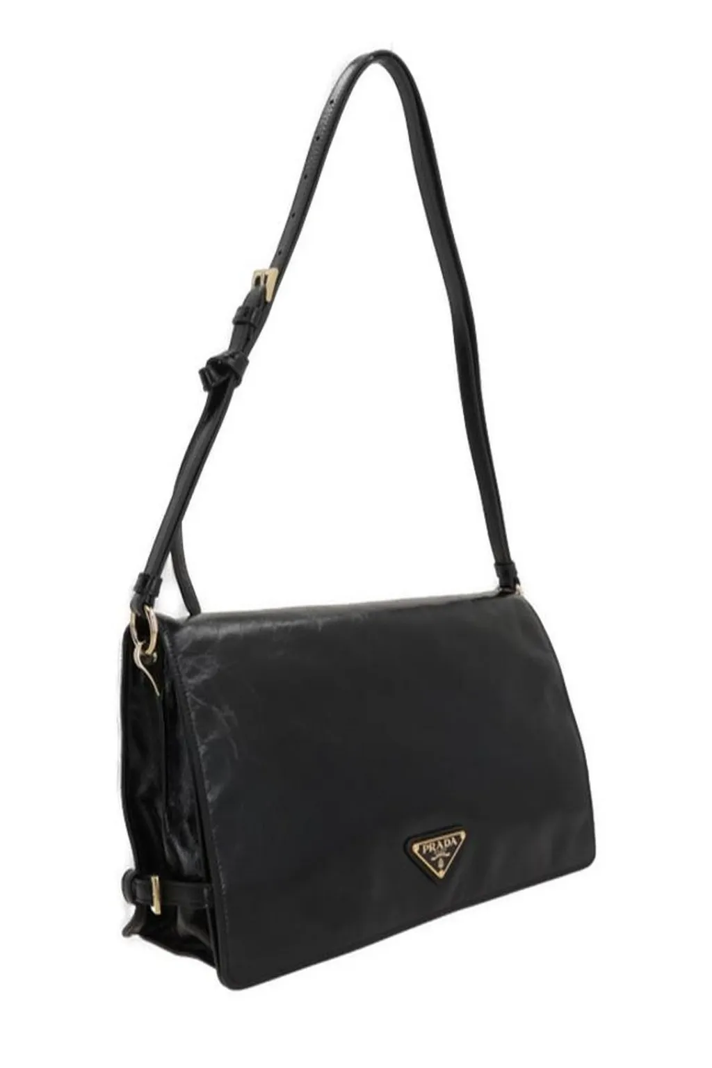 Prada Triangle-Logo Shoulder Bag