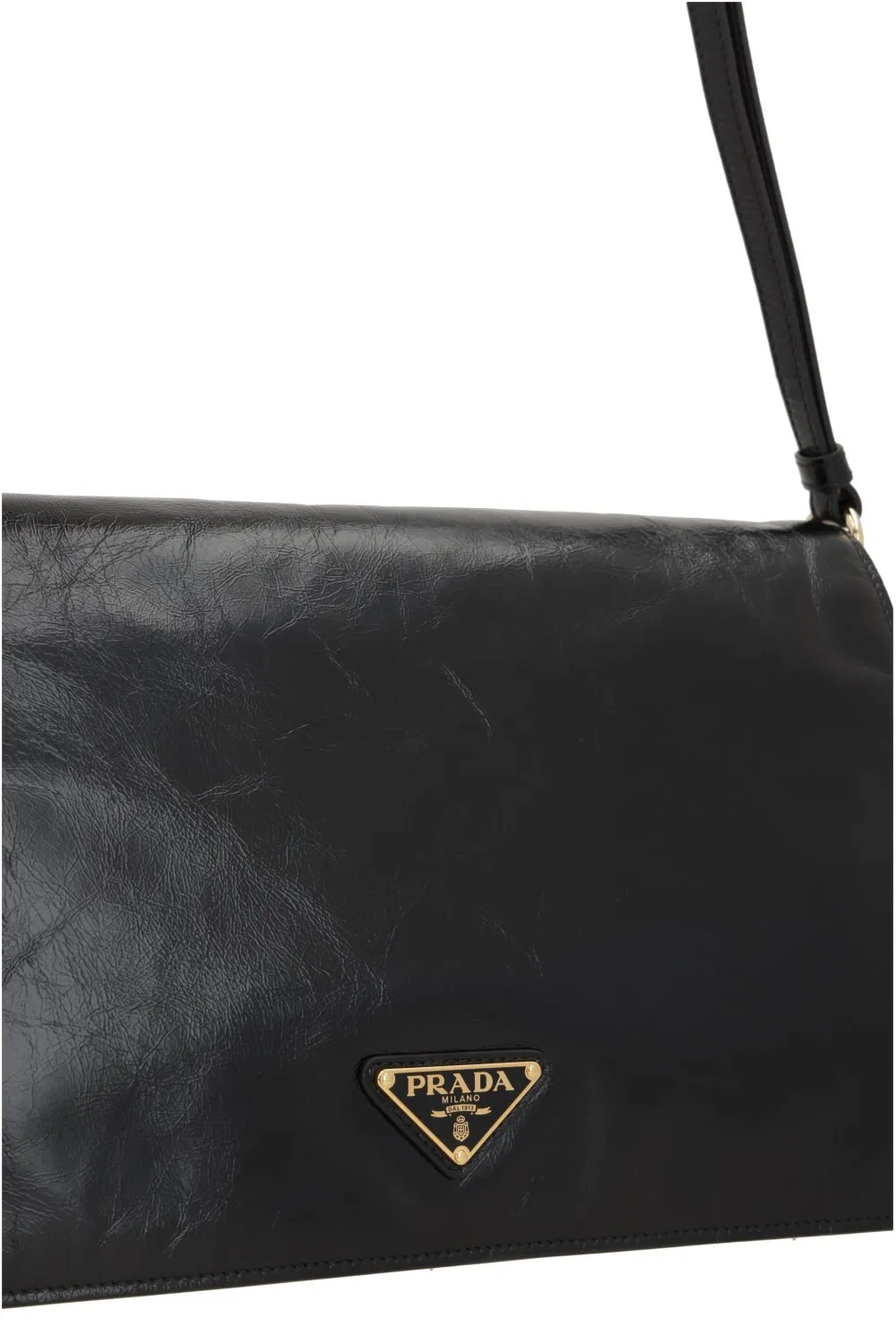 Prada Triangle-Logo Shoulder Bag