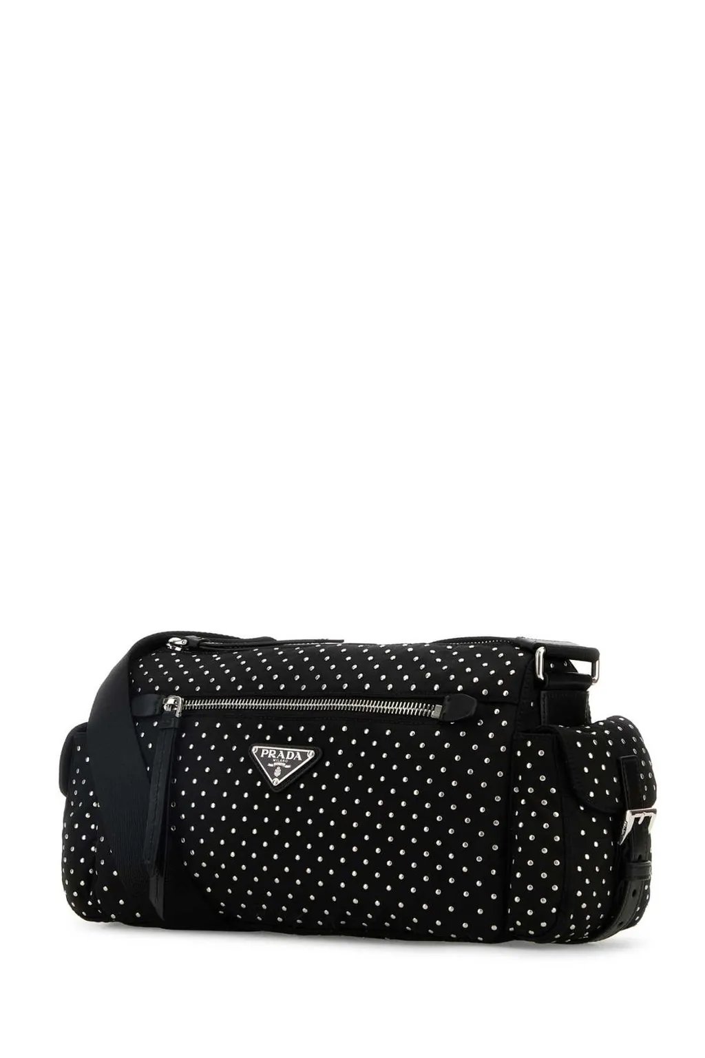 Prada Embellished Zipped Shoulder Bag