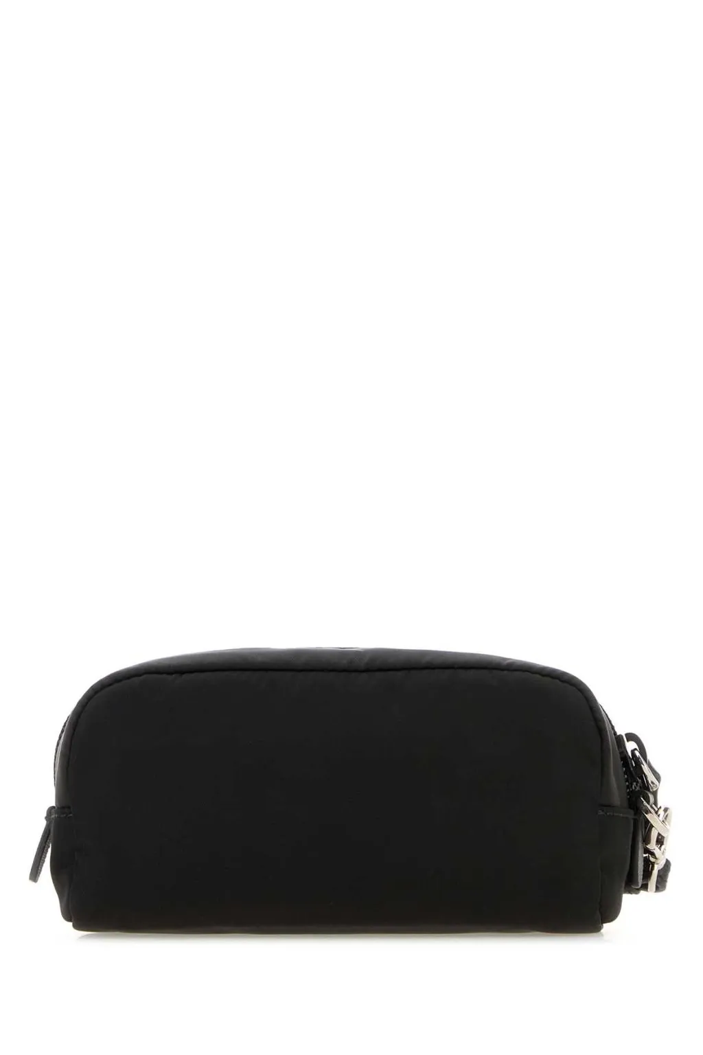 Prada Re-Nylon Triangle-Logo Zip-Up Pouch