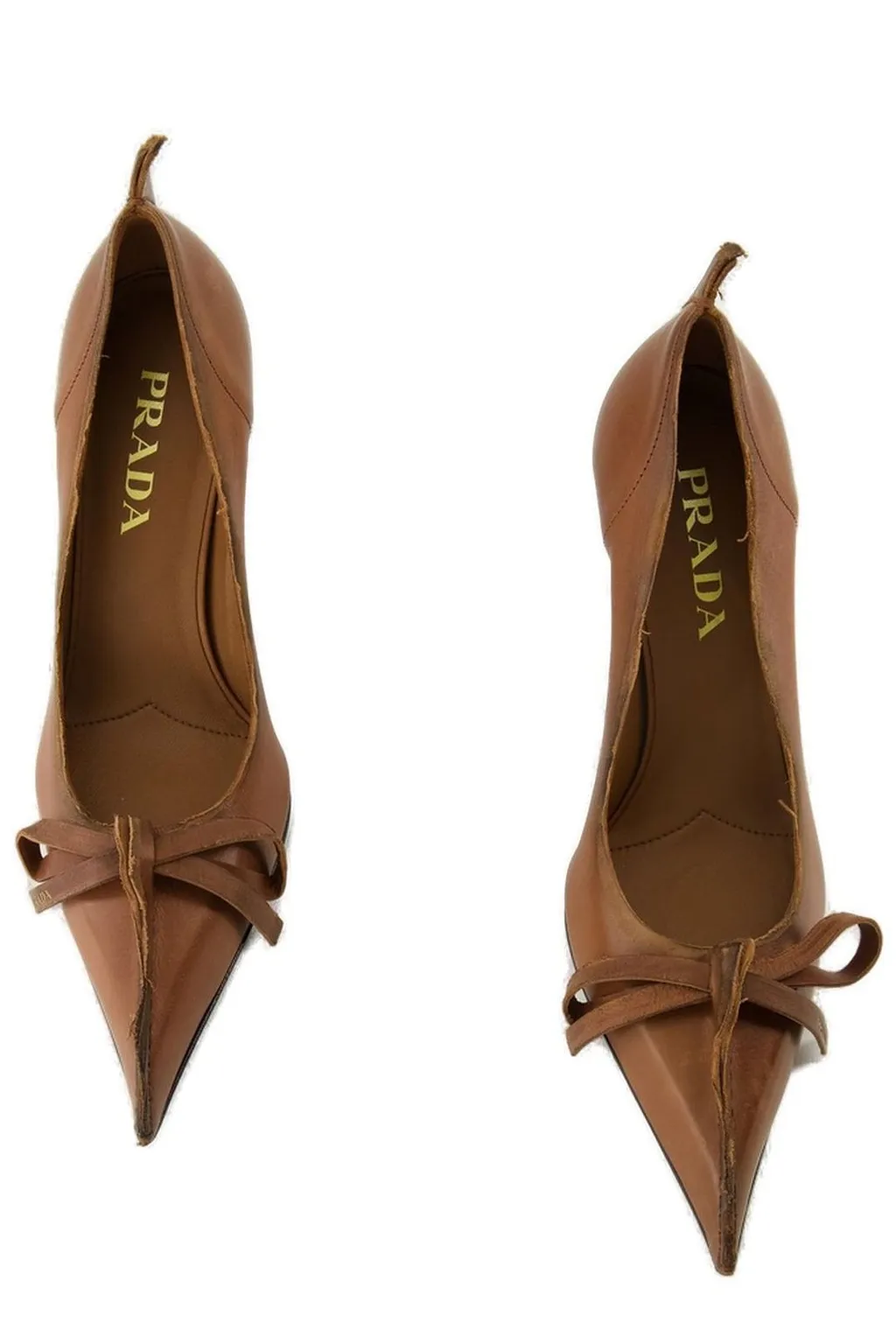 Prada Pointed-Toe Slip-On Pumps