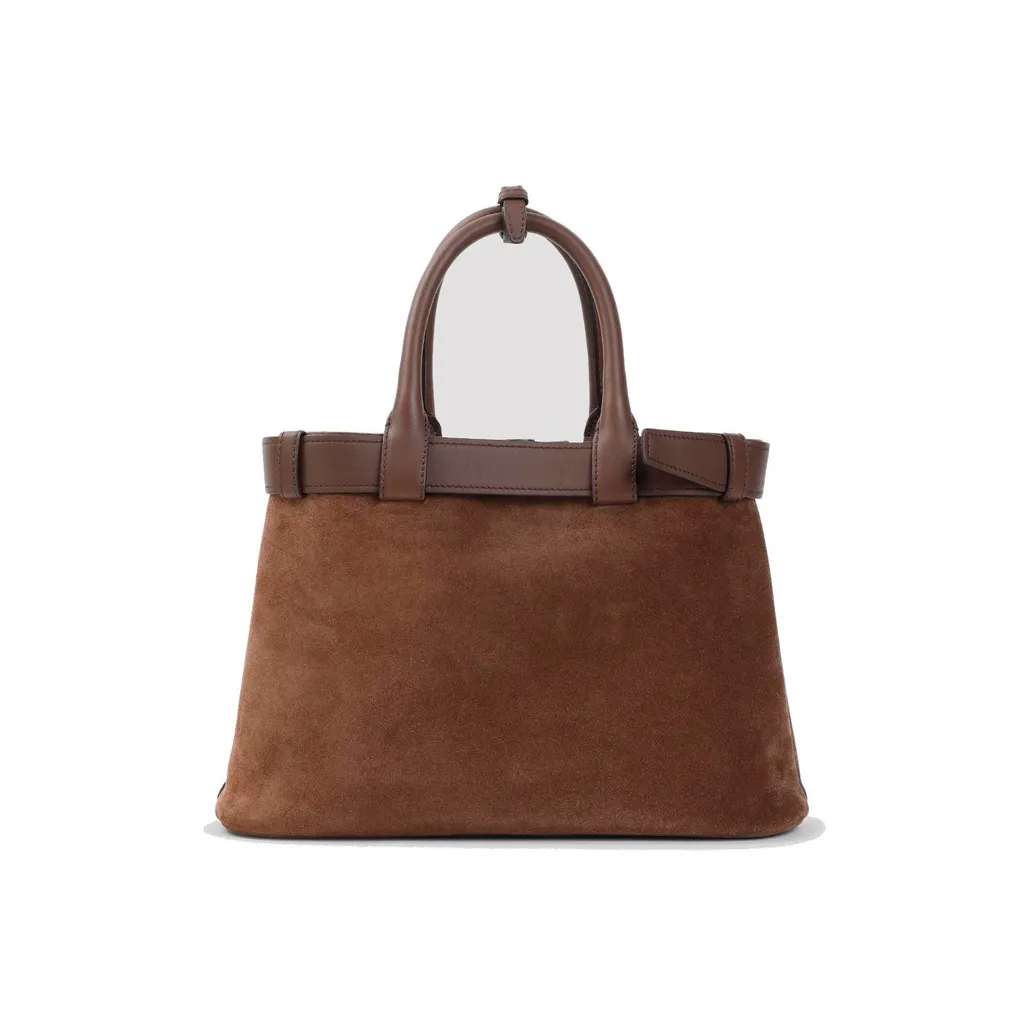 Prada Belted Open-Top Medium Handbag
