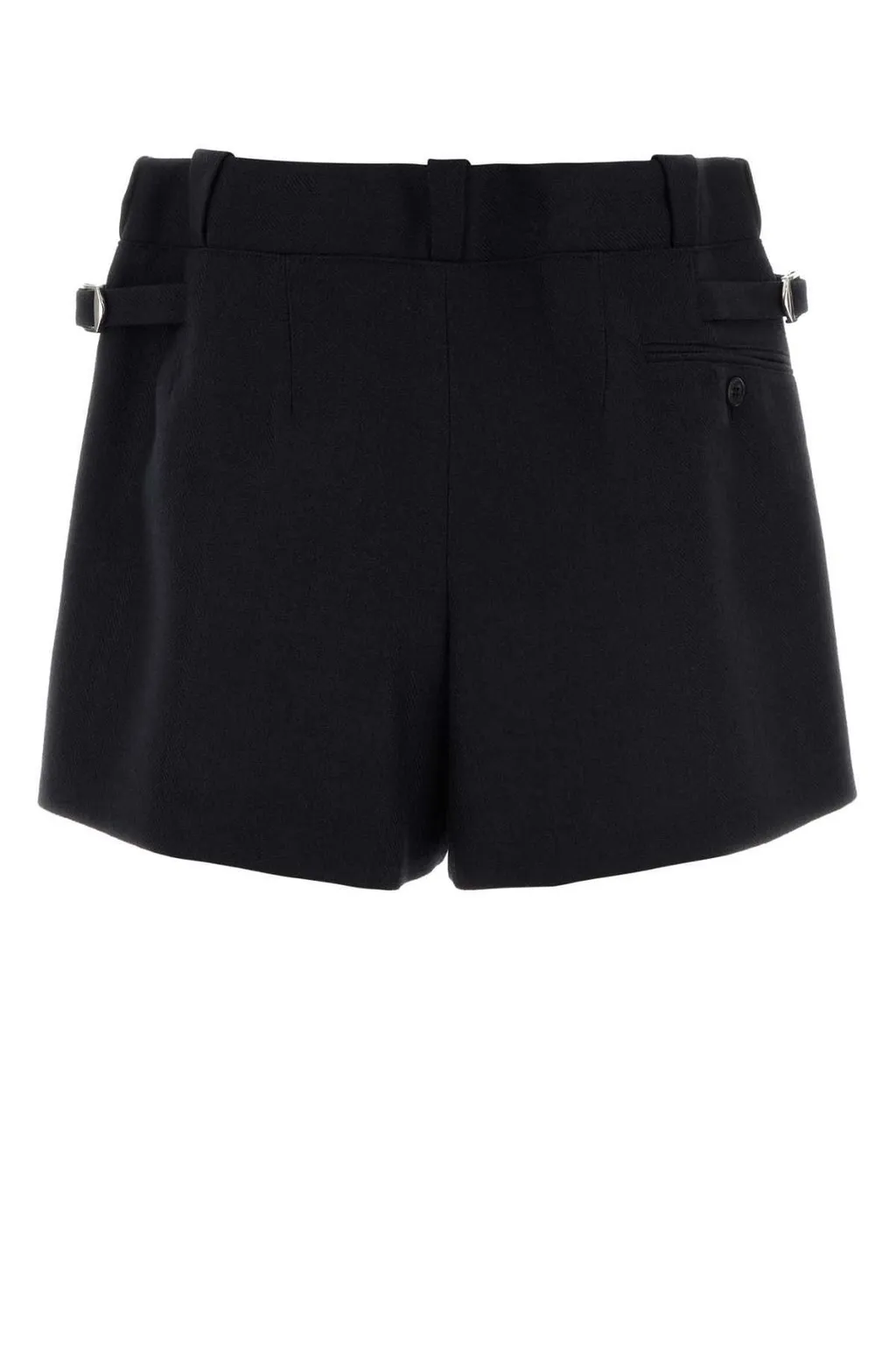 Prada Chevron Pleated Shorts