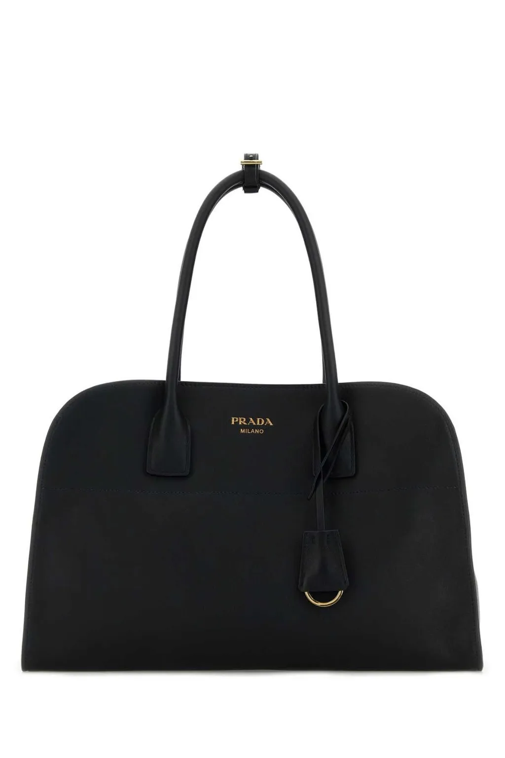 Prada Logo Detailed Open Top Large Tote Bag