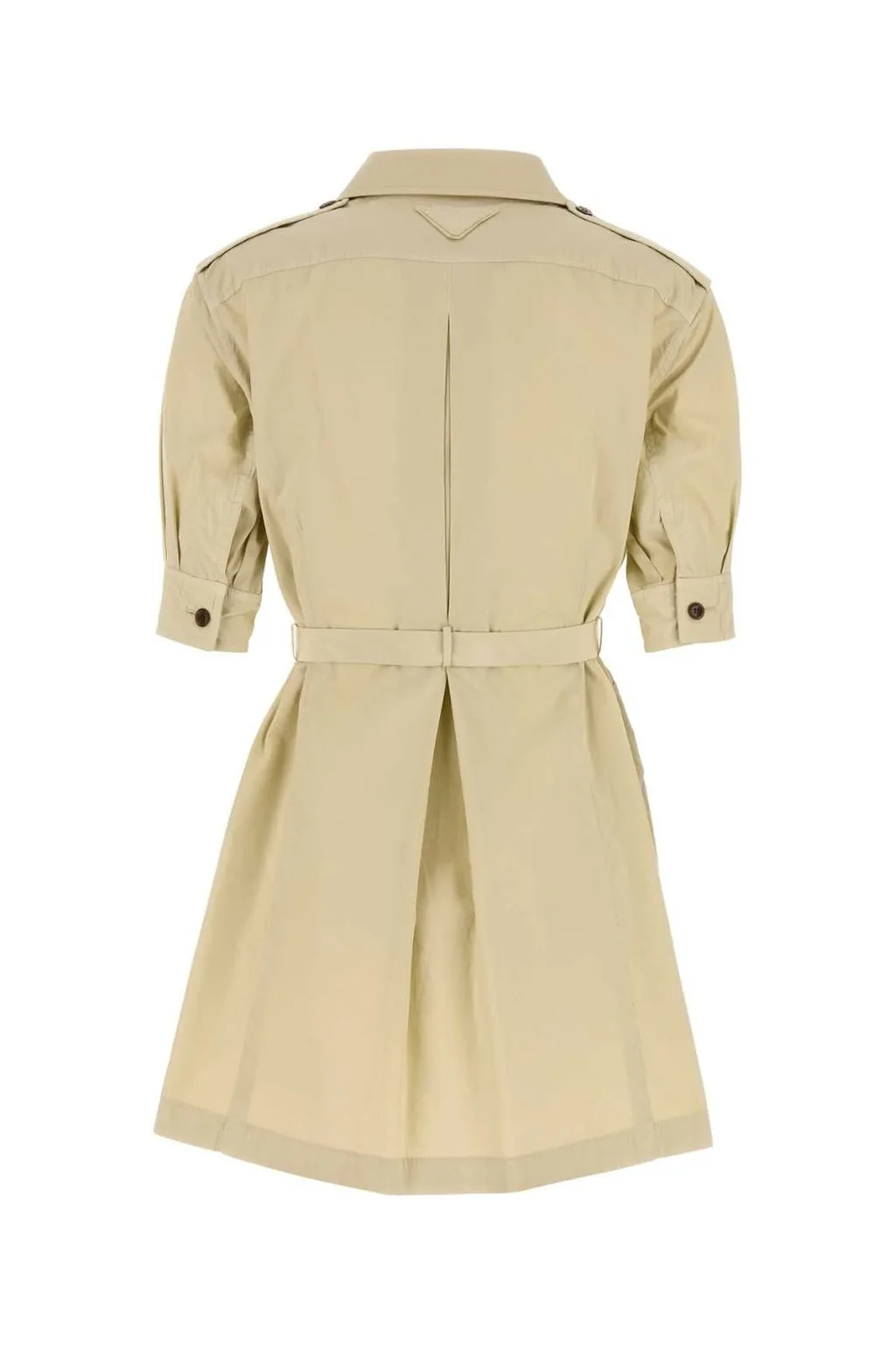 Prada Short-Sleeved Belted Dress