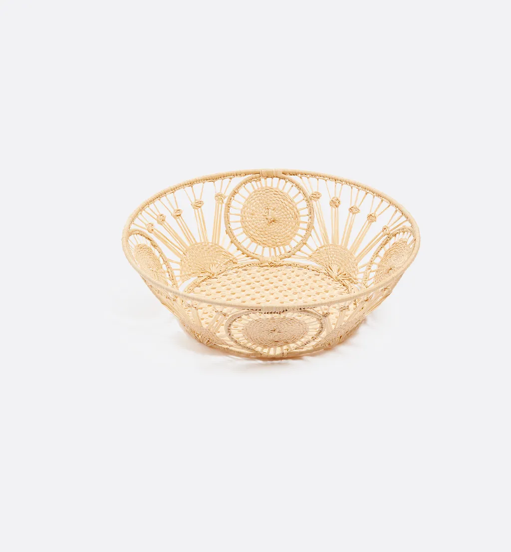 Set Of Four Round Baskets
