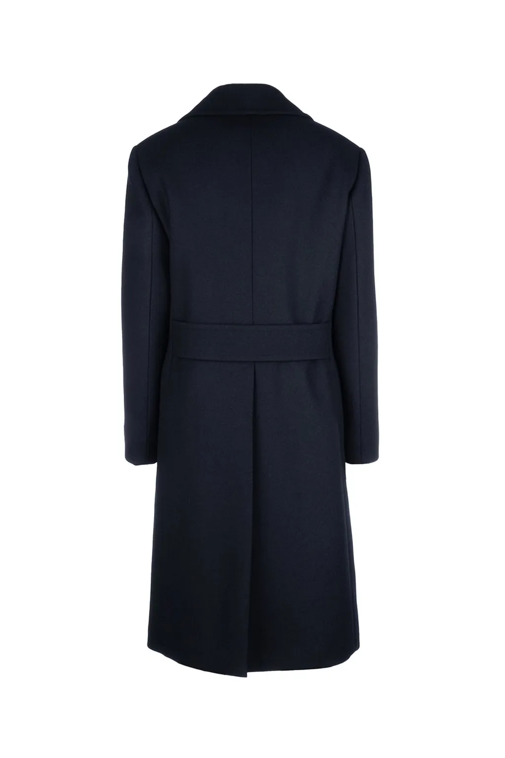 Prada Logo Patch Double-Breasted Coat