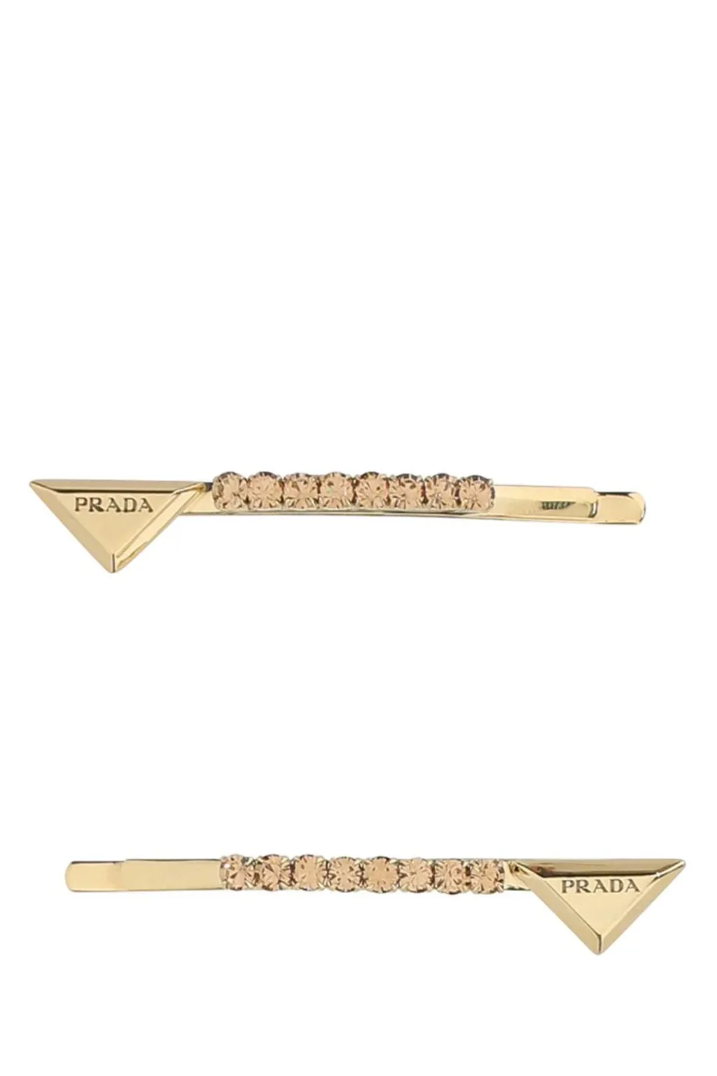 Prada Embellished Hair Slides