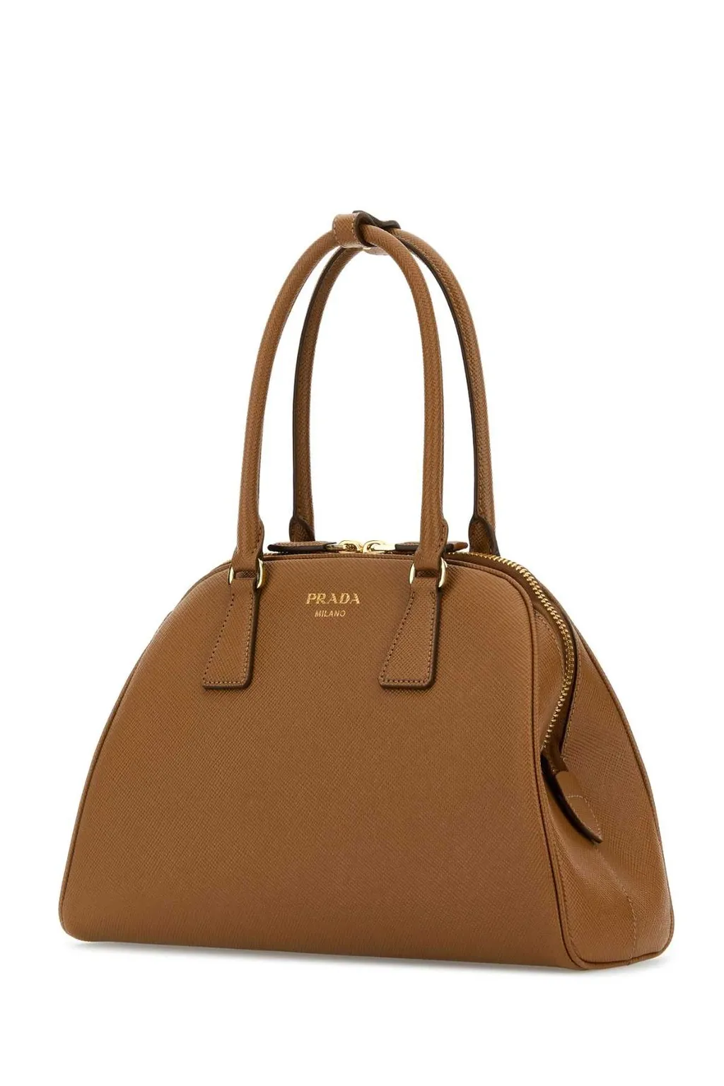 Prada Saffiano Zipped Medium Tote Bag