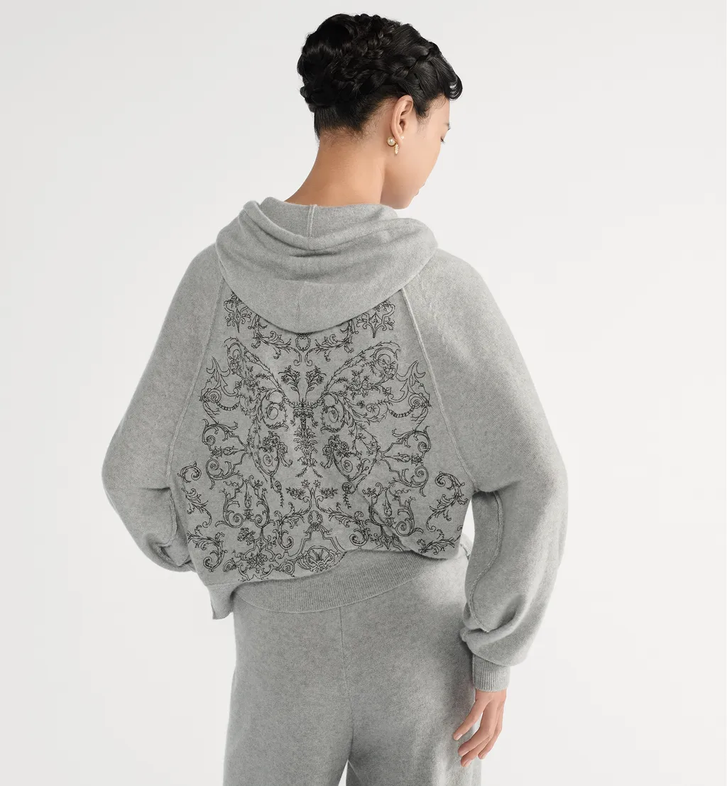 Hooded Zipped Cardigan