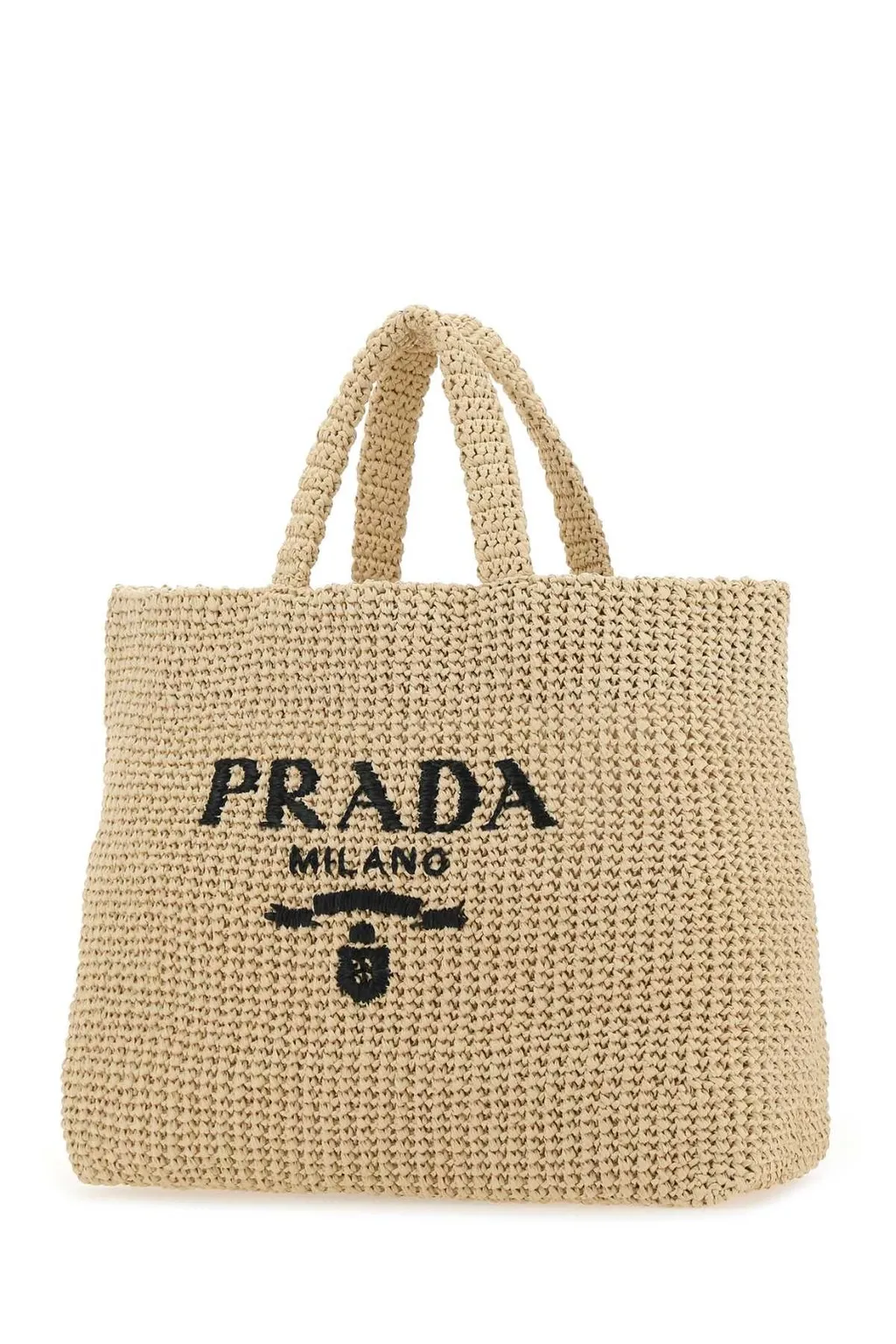 Prada Logo Detailed Tote Bag
