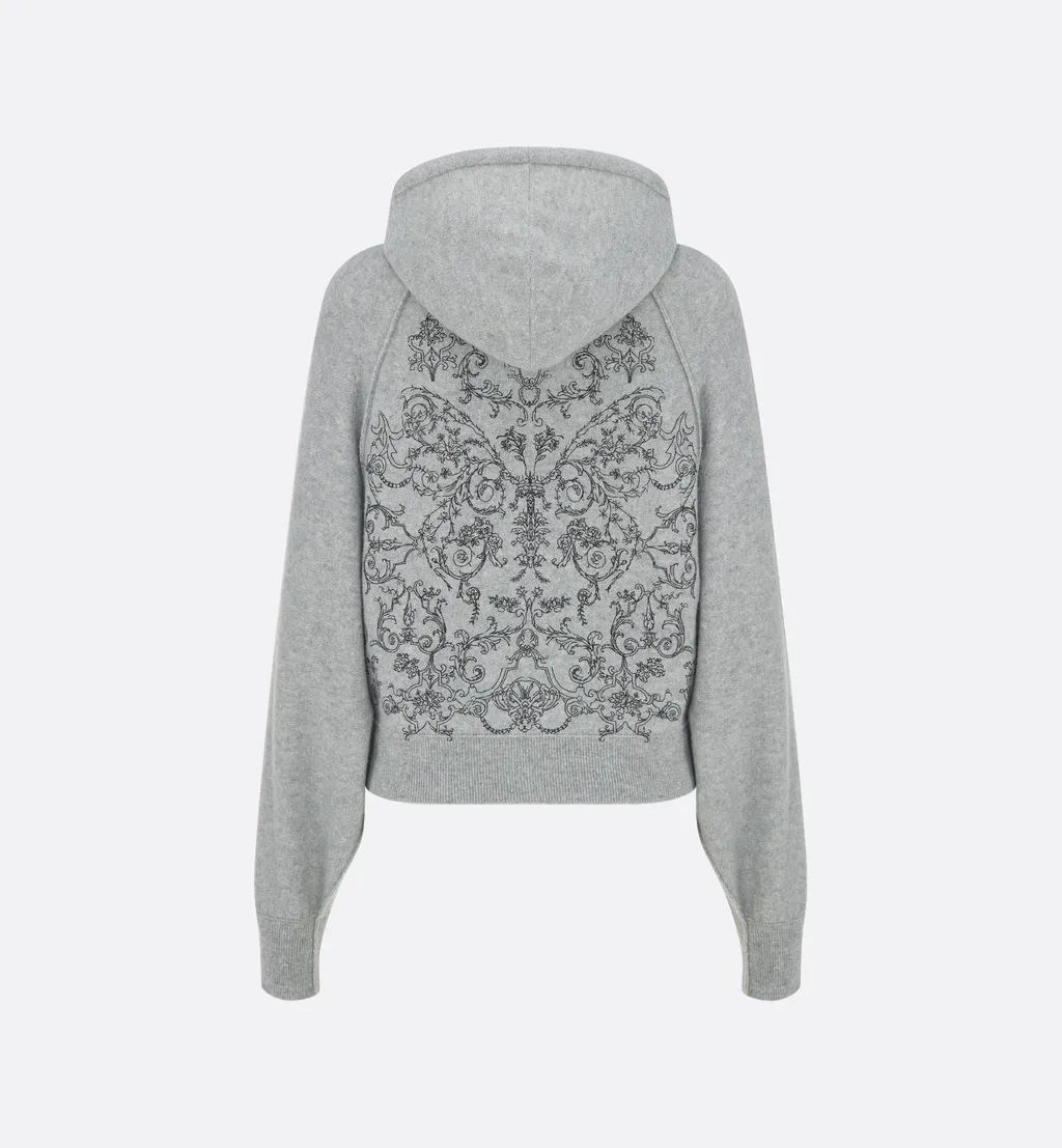 Hooded Zipped Cardigan