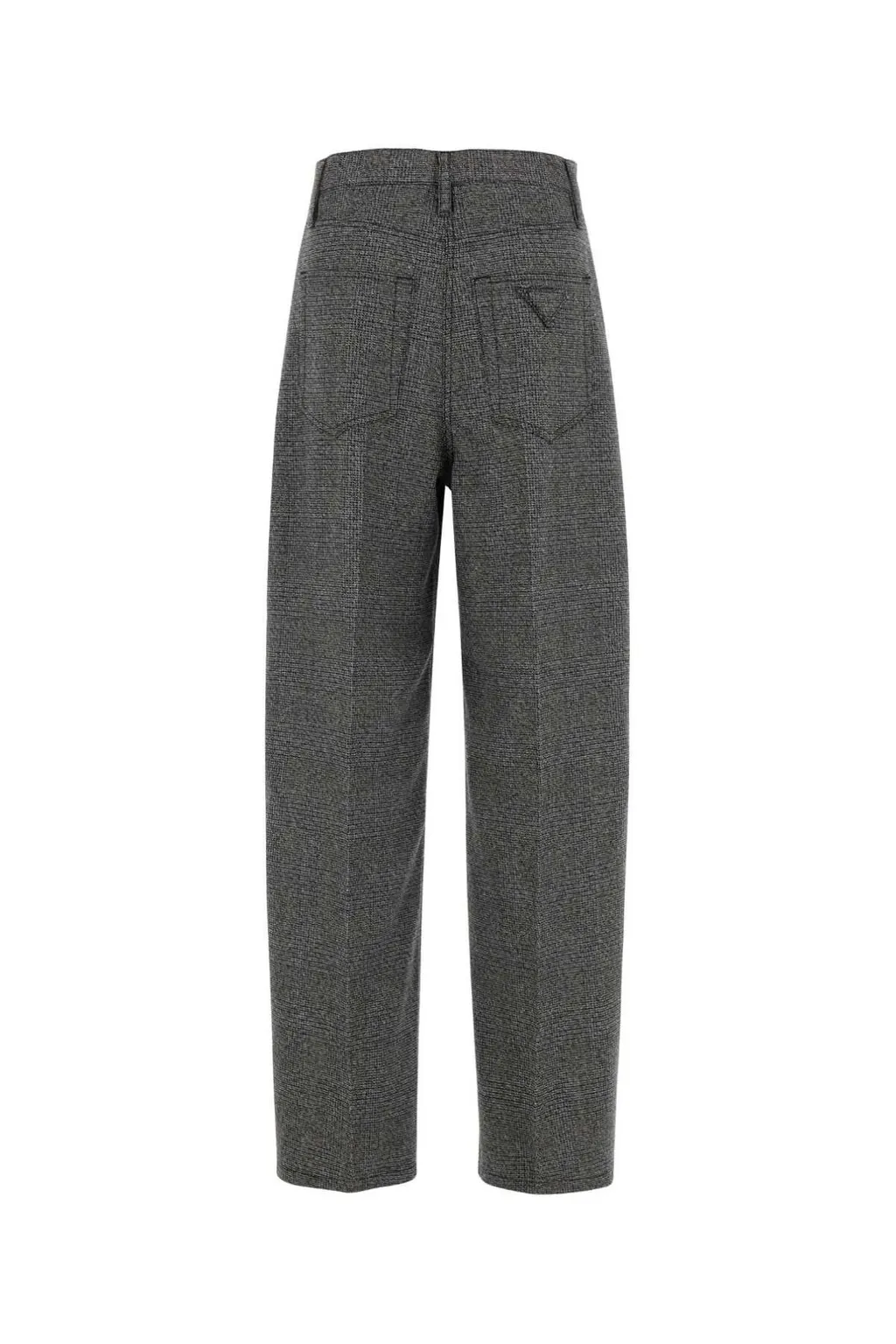 Prada Triangle-Patch Pleat-Detailed Trousers