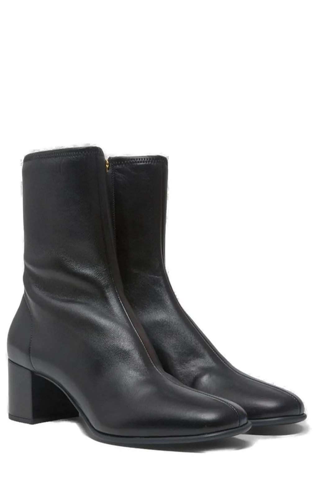 Prada Zip-Up Ankle Boots