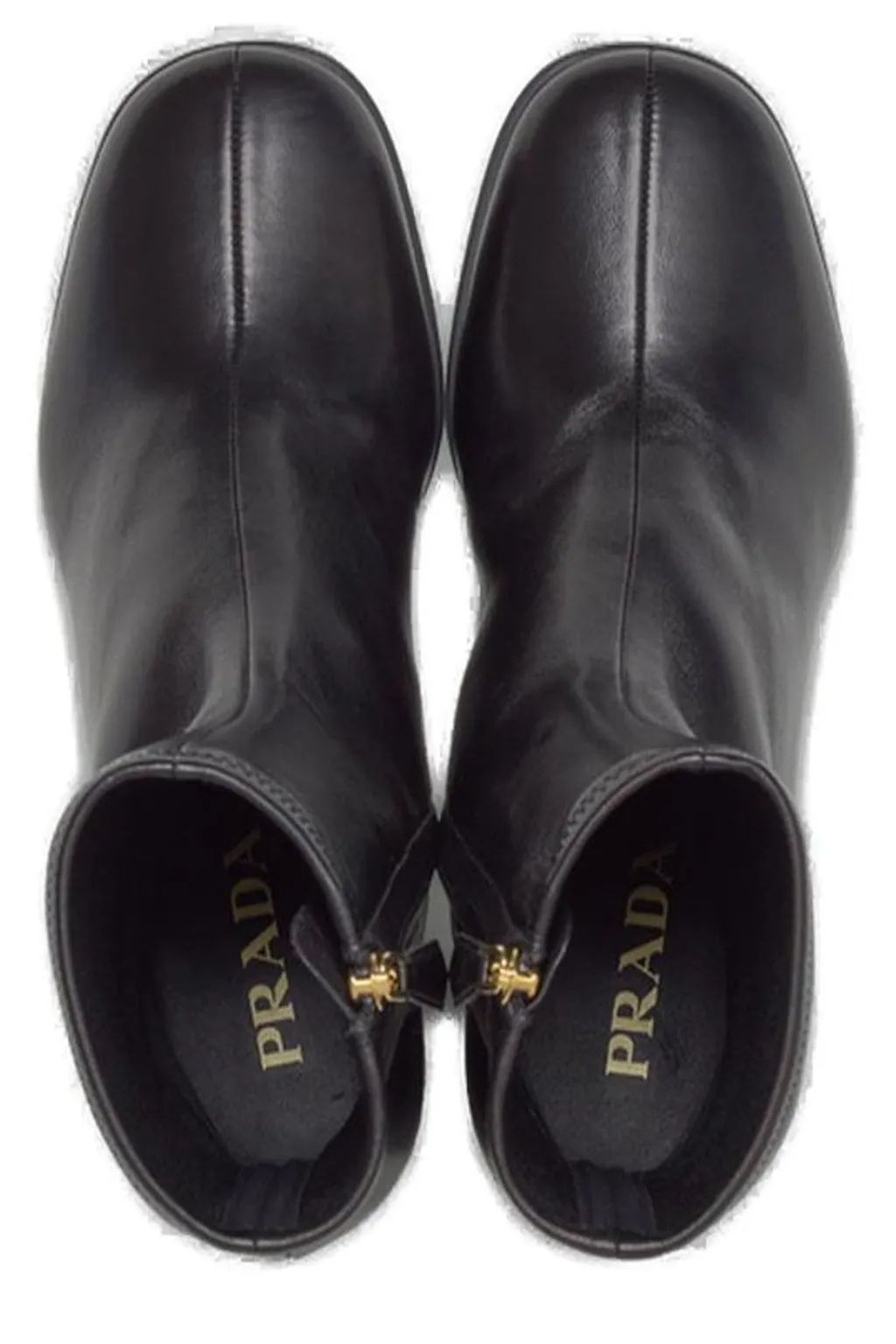 Prada Zip-Up Ankle Boots