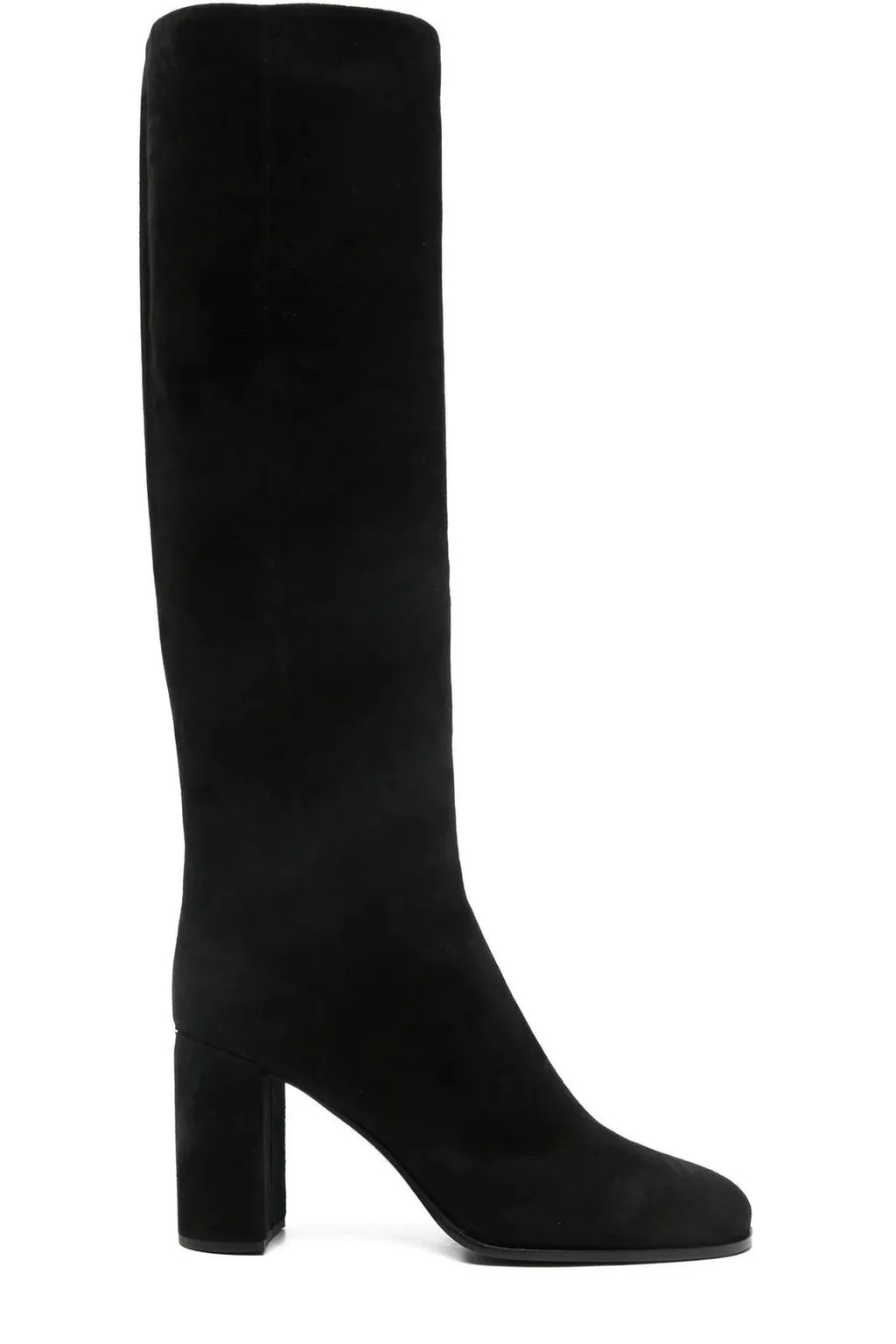 Prada Block-Heeled Knee-High Boots