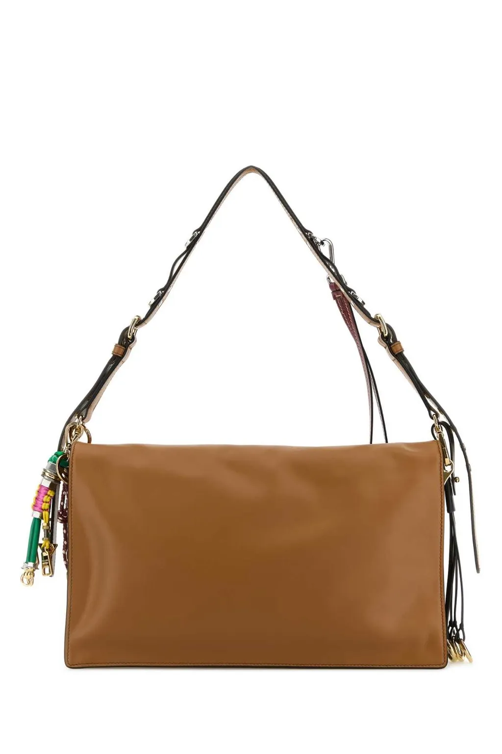 Prada Tassel Detailed Large Shoulder Bag