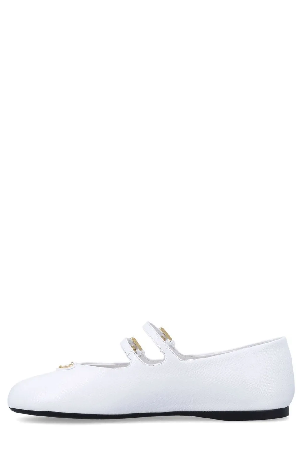 Prada Round-Toe Ballerina Shoes