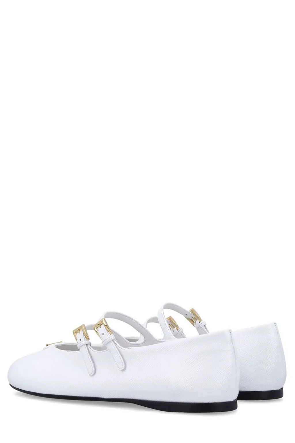 Prada Round-Toe Ballerina Shoes