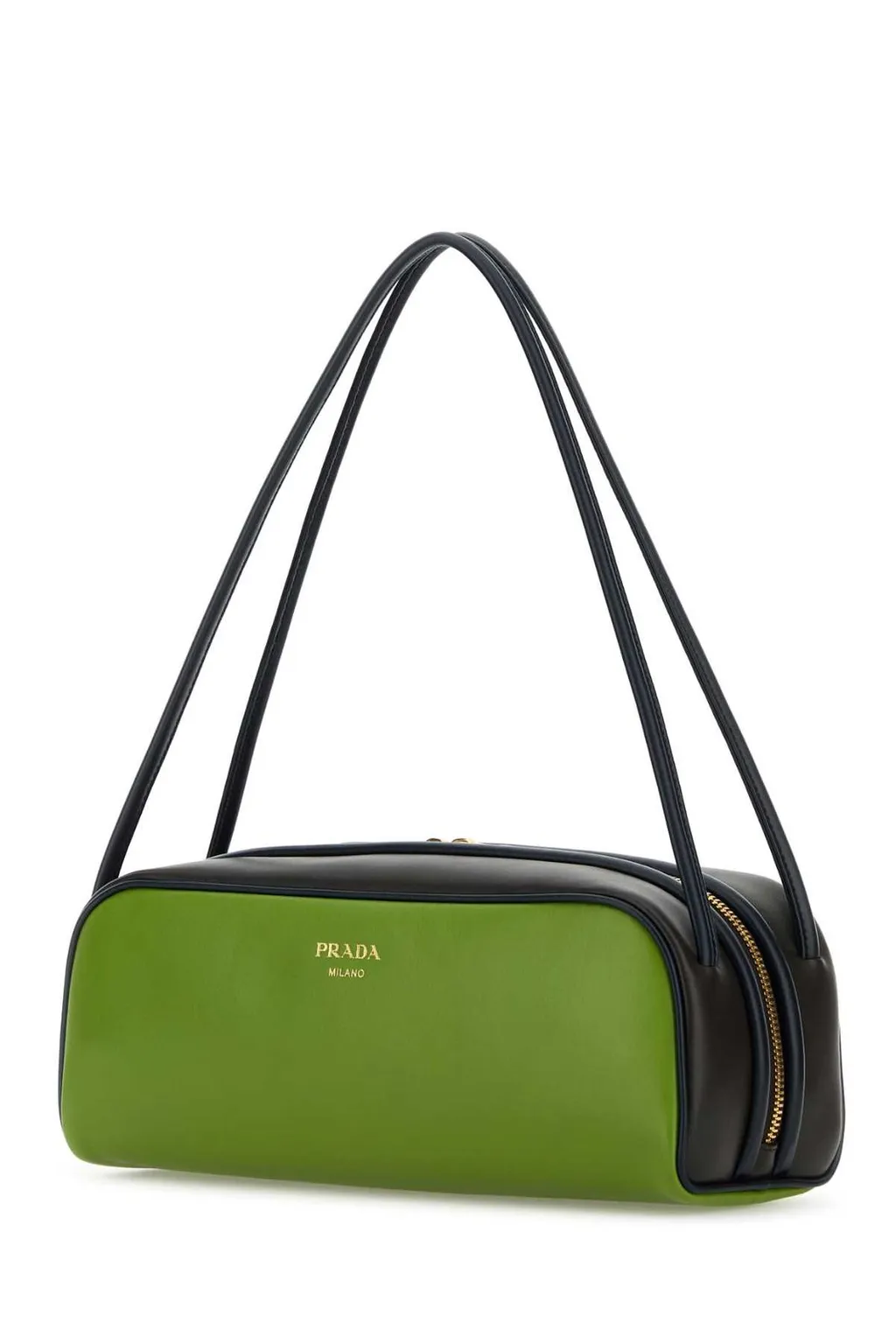 Prada Logo-Printed Zipped Shoulder Bag