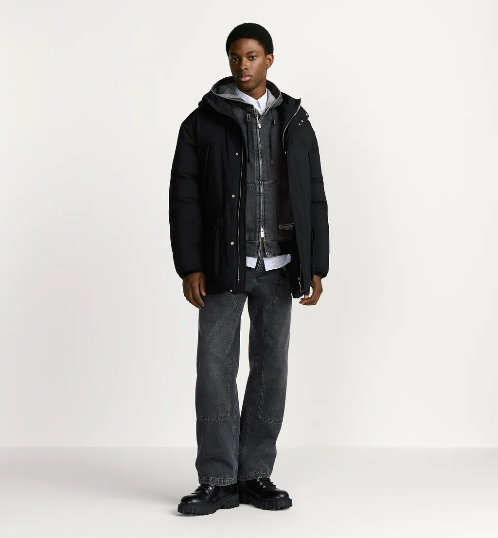 Cd Icon Hooded Down Jacket