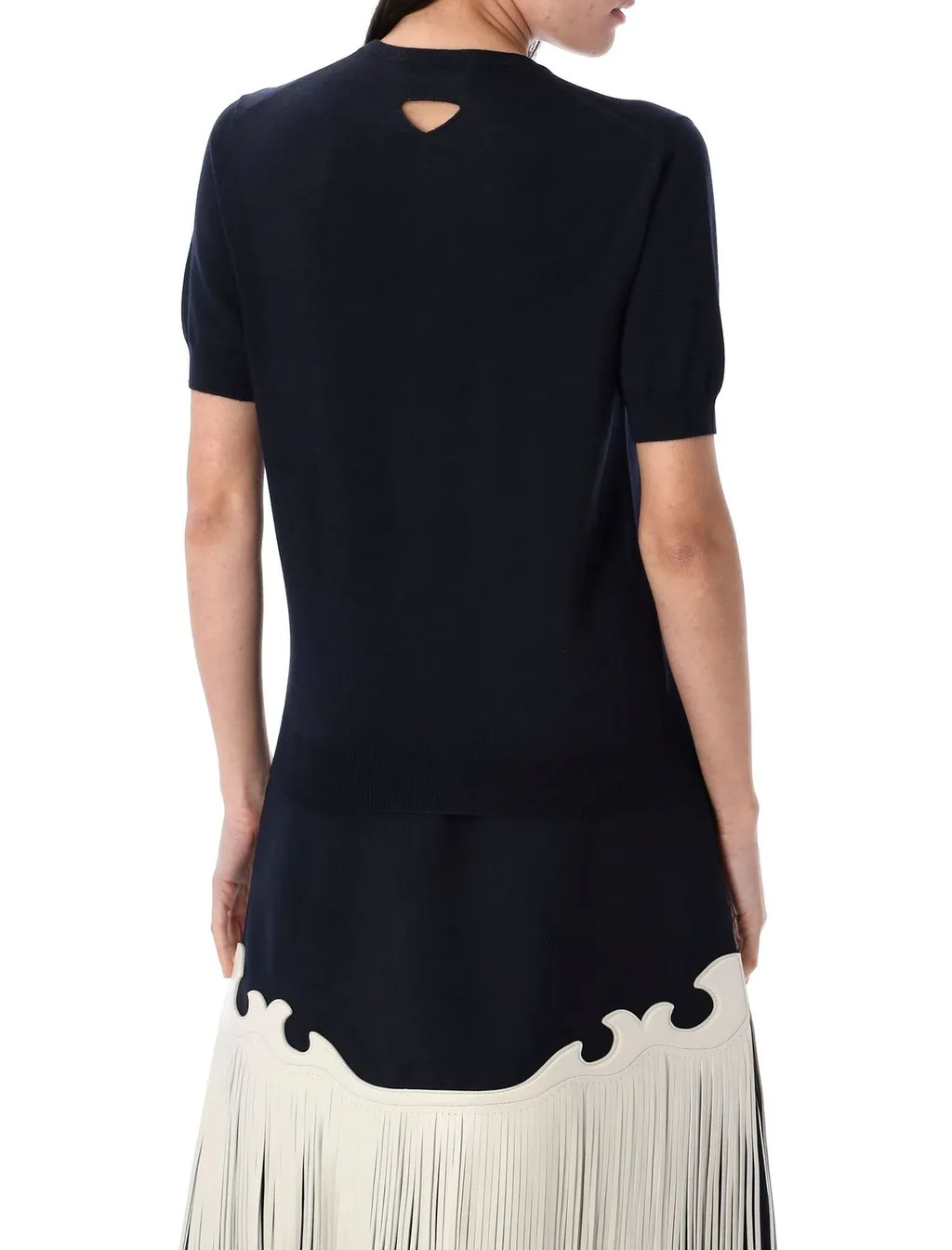 Prada Crewneck Short-Sleeved Sweater