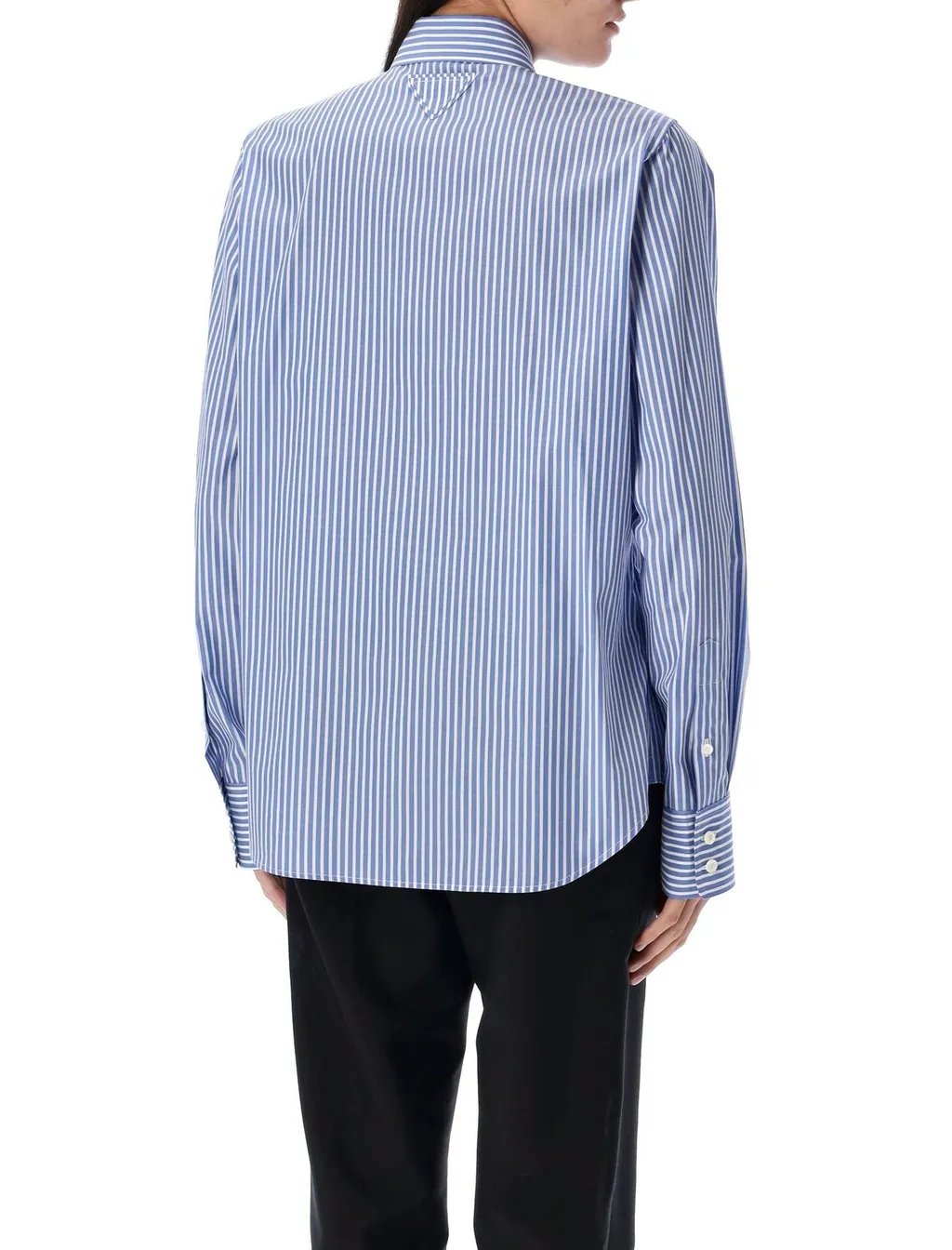 Prada Striped Long-Sleeved Shirt