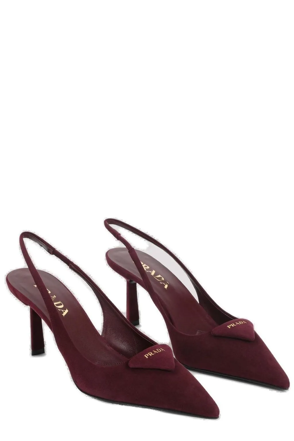 Prada Pointed-Toe Slingback Pumps