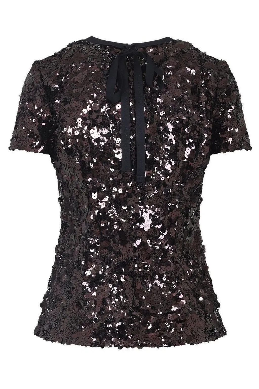 Prada Sequin Embellished Crewneck T-Shirt