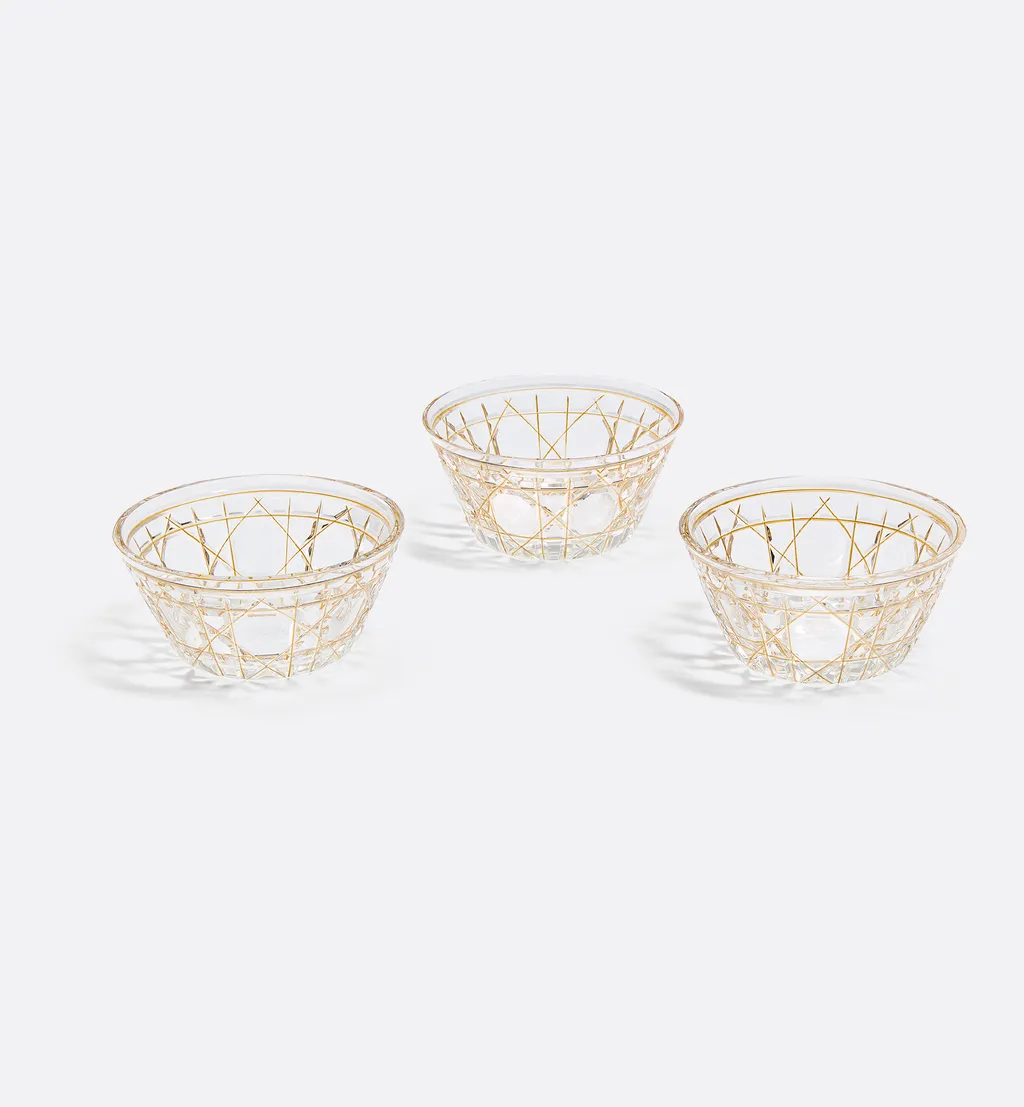 Set Of Three Ice Cream Bowls