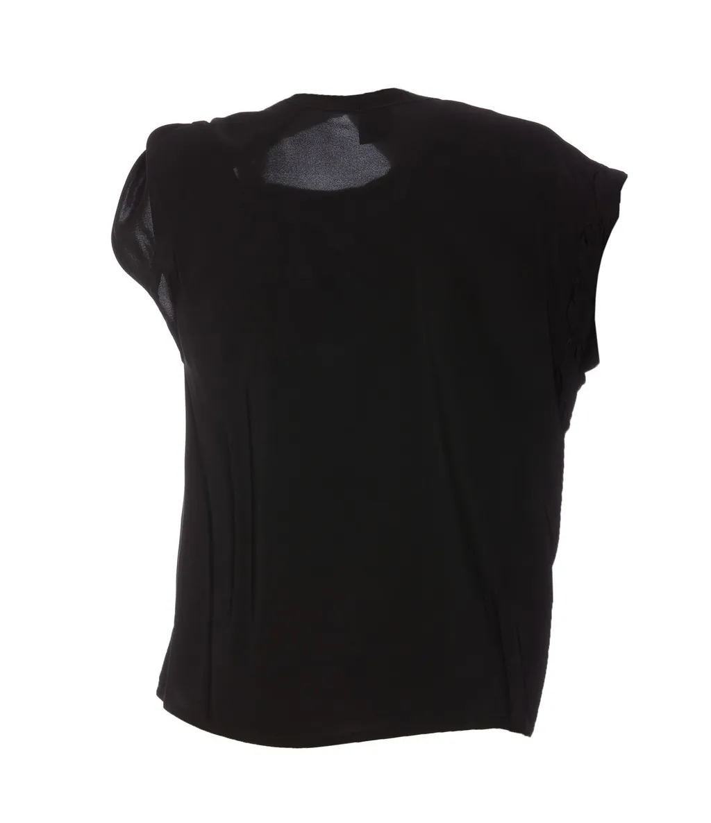 Pinko Knot-Detailed Crewneck Sleeveless Top