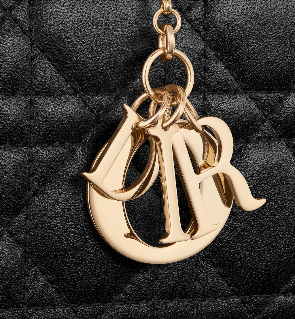 Medium Lady Dior Zipped Wallet