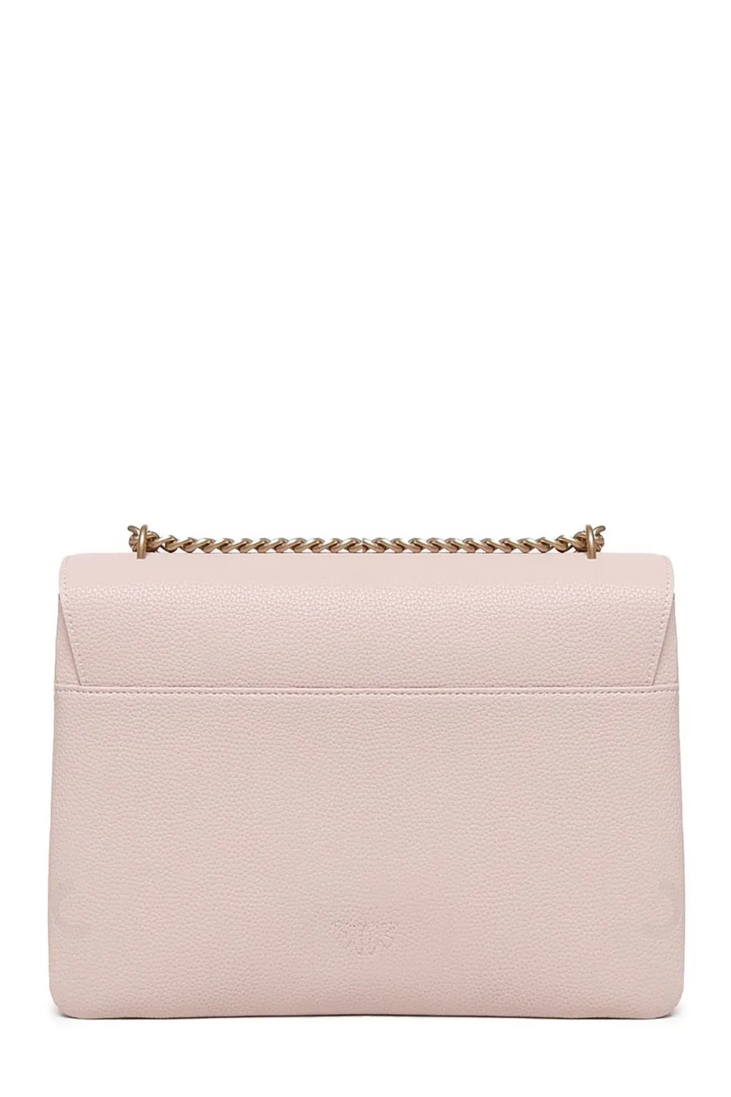 Pinko Logo Plaque Chain-Linked Crossbody Bag
