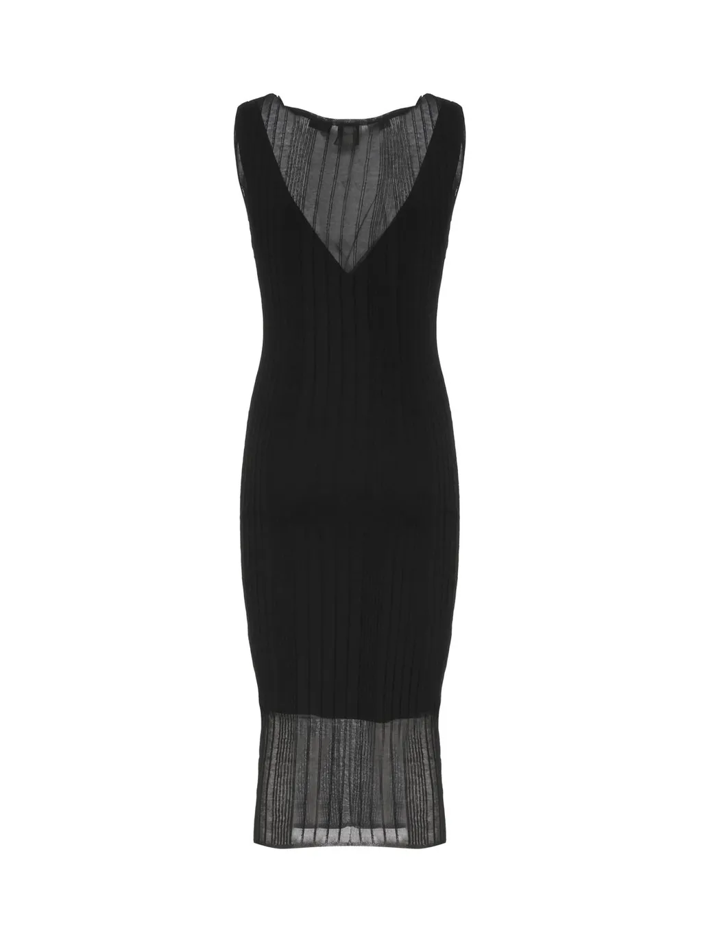 Pinko Sleeveless Pleated Midi Dress