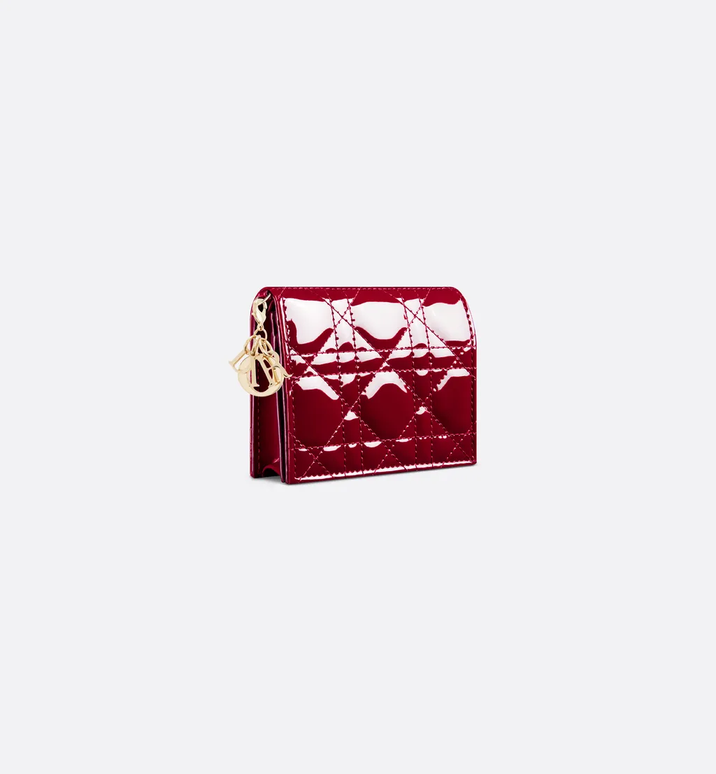 Mini Lady Dior Gardenia Wallet