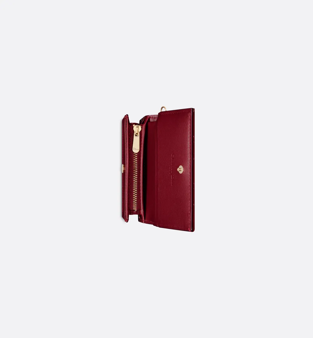 Mini Lady Dior Gardenia Wallet