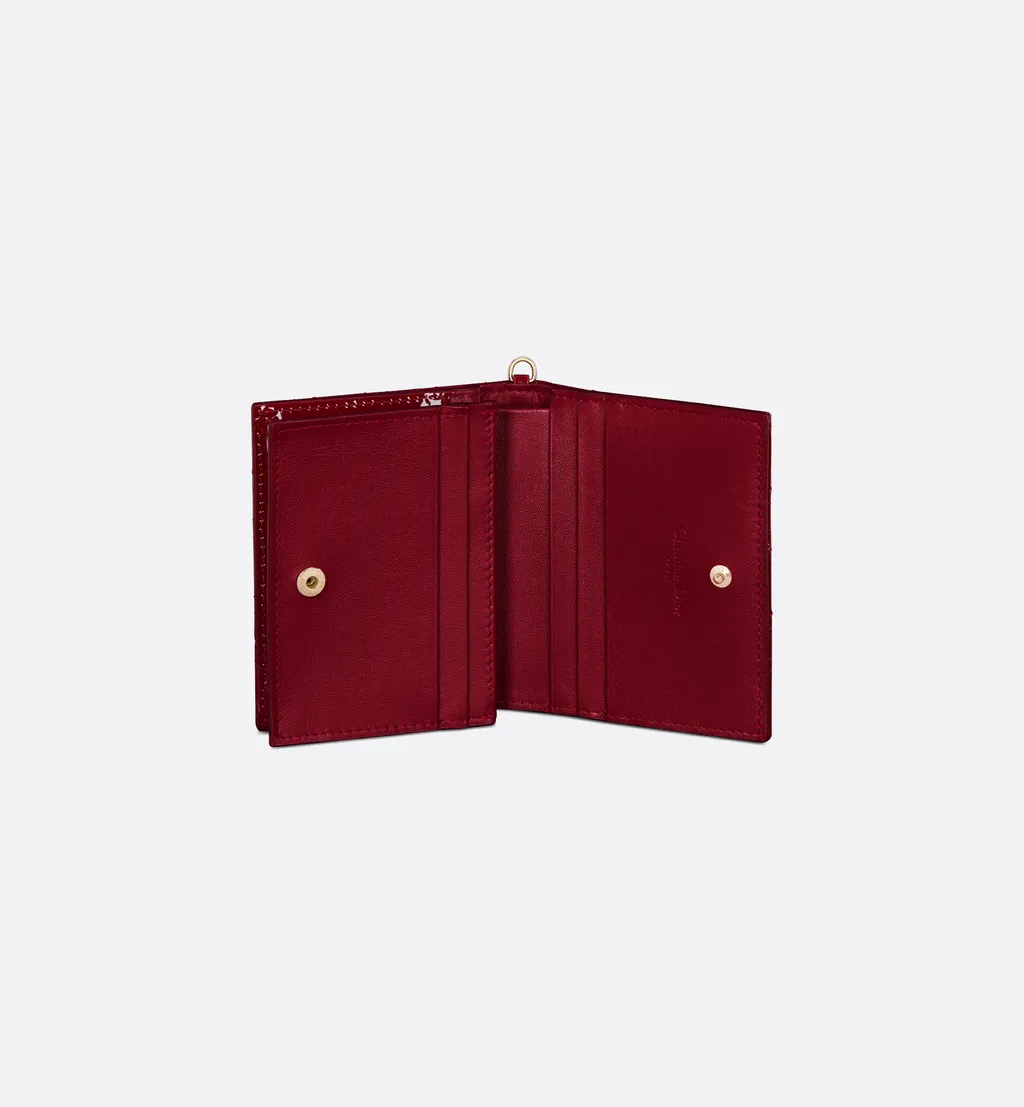 Mini Lady Dior Gardenia Wallet
