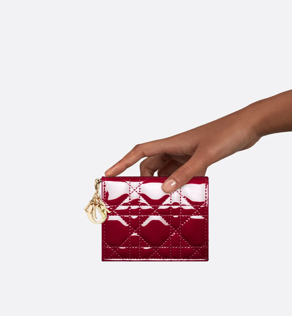 Mini Lady Dior Gardenia Wallet