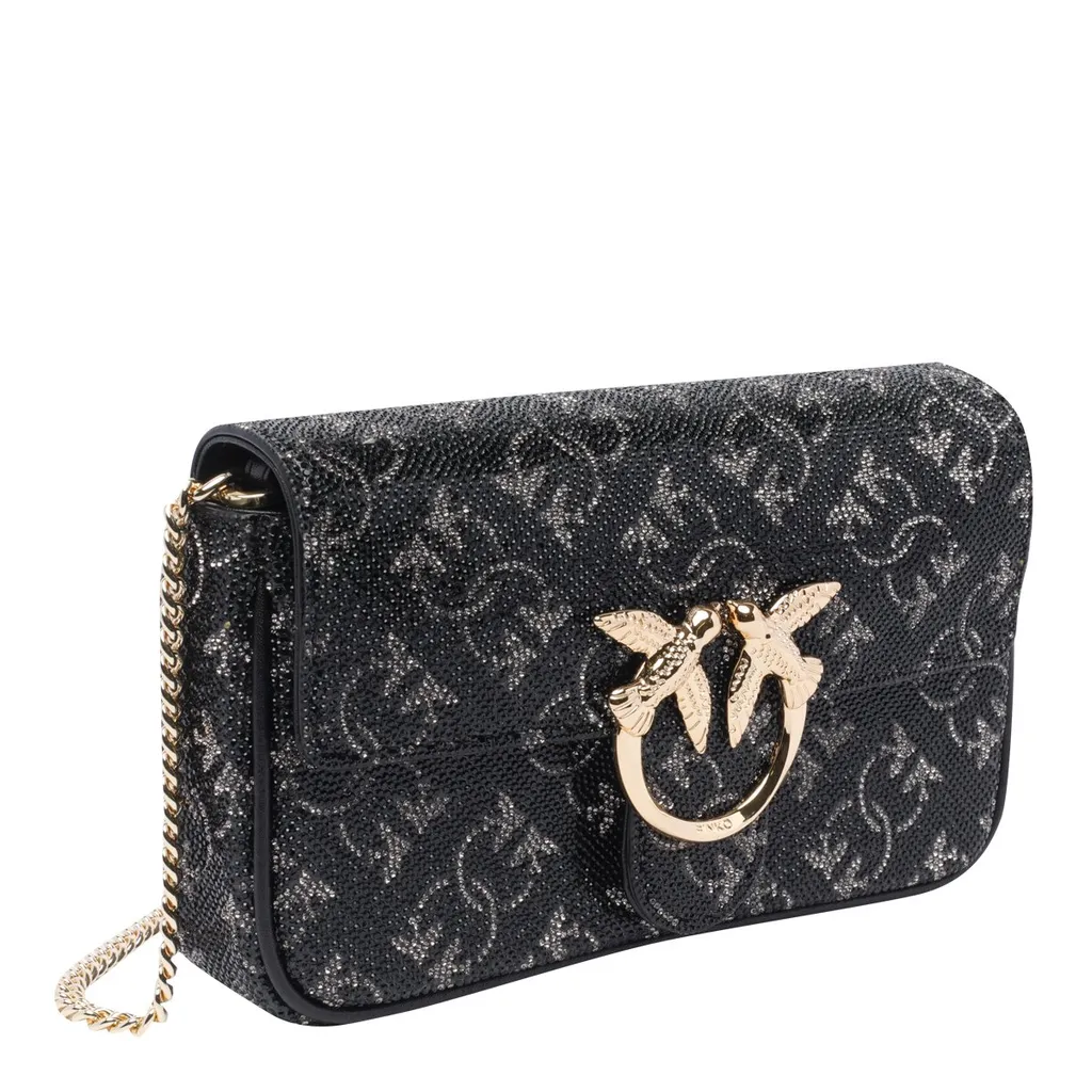 Pinko Monogram Love One Pocket Crossbody Bag